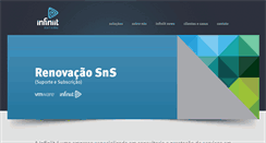 Desktop Screenshot of infiniit.com.br
